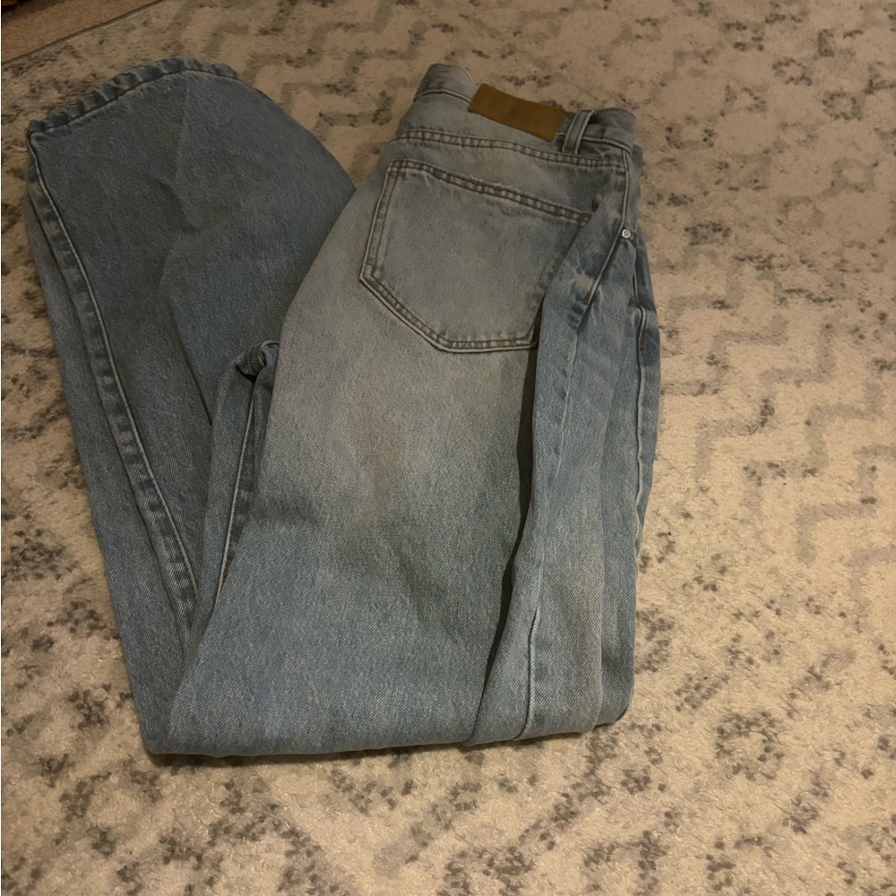 Straight leg jeans